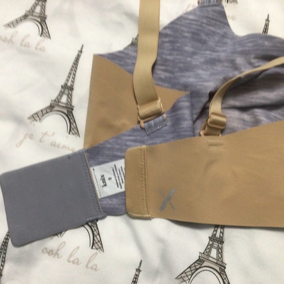 Knix Evolution Reversible Bra Sz 5 Beige/Grey Heather - Picture 7 of 7